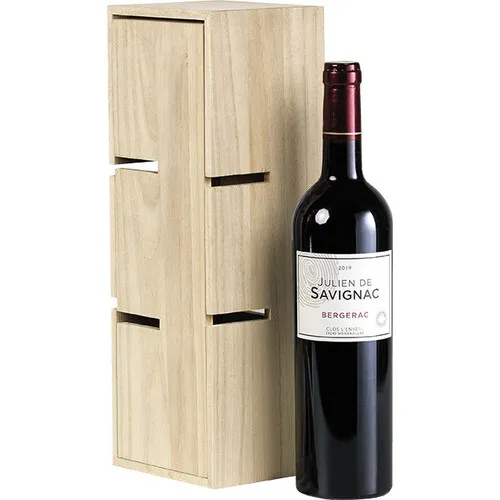 Skrzynka na wino lub stojak na 5 butelek