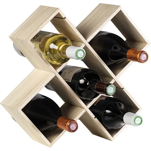 Skrzynka na wino lub stojak na 5 butelek