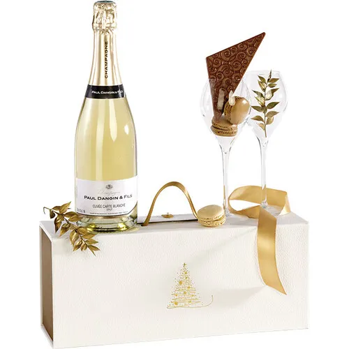 Pudełko prezentowe świąteczne CP332-1B-W 37x15,5x11,5 cm