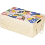 Skrzynia z tacą z drewna CYTRUS GARDEN B212G 40,0 x 25,0 x 16,0 cm