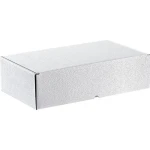 Pudełko tekturowe prostokątne białe CPV003M 34,2 x 25 x 10,5 cm