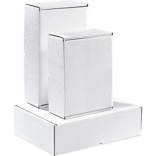 Pudełko tekturowe prostokątne białe CPV003M 34,2 x 25 x 10,5 cm