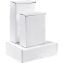 Pudełko tekturowe prostokątne białe CPV003M 34,2 x 25 x 10,5 cm