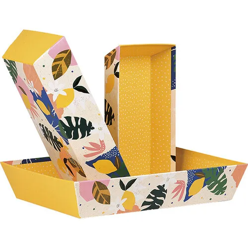 Tacka tekturowa prostokątna OGRÓD CYTRUSOWY PT104M 33,0 x 20,0 x 7,0 cm