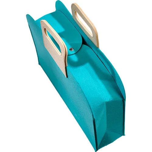 Torba filcowa prostokątna niebieska SC111B 36,0 x 10,0 x 37,0 cm