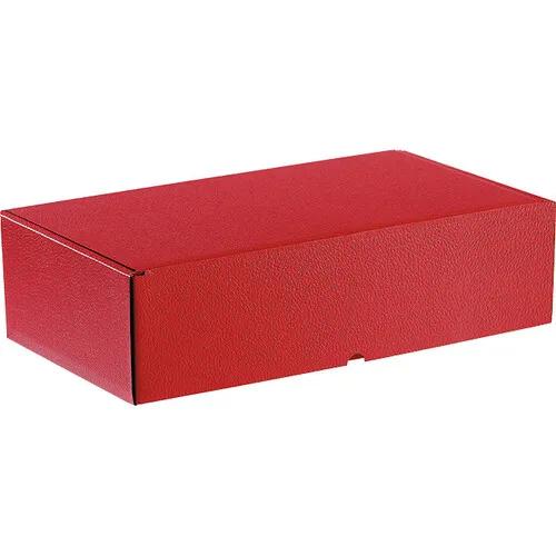 Pudełko czerwone składane CPV002P-TR 33,0 x 18,5 x 9,5 cm