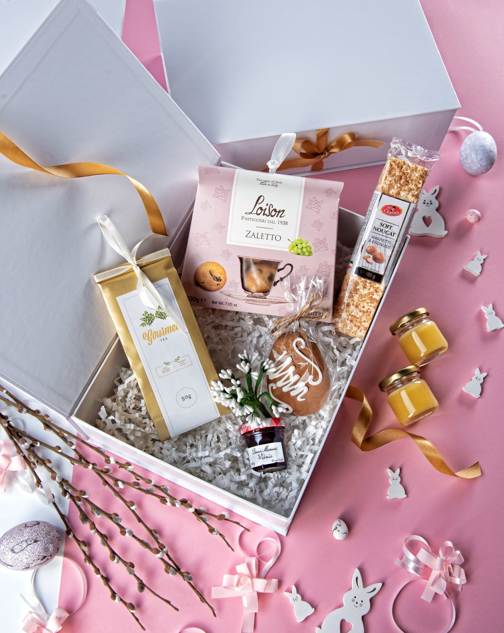 Kosz prezentowy wielkanocny M29